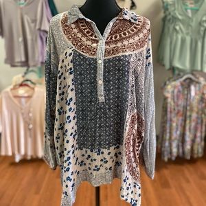 Johnny Was Long Sleeve Top